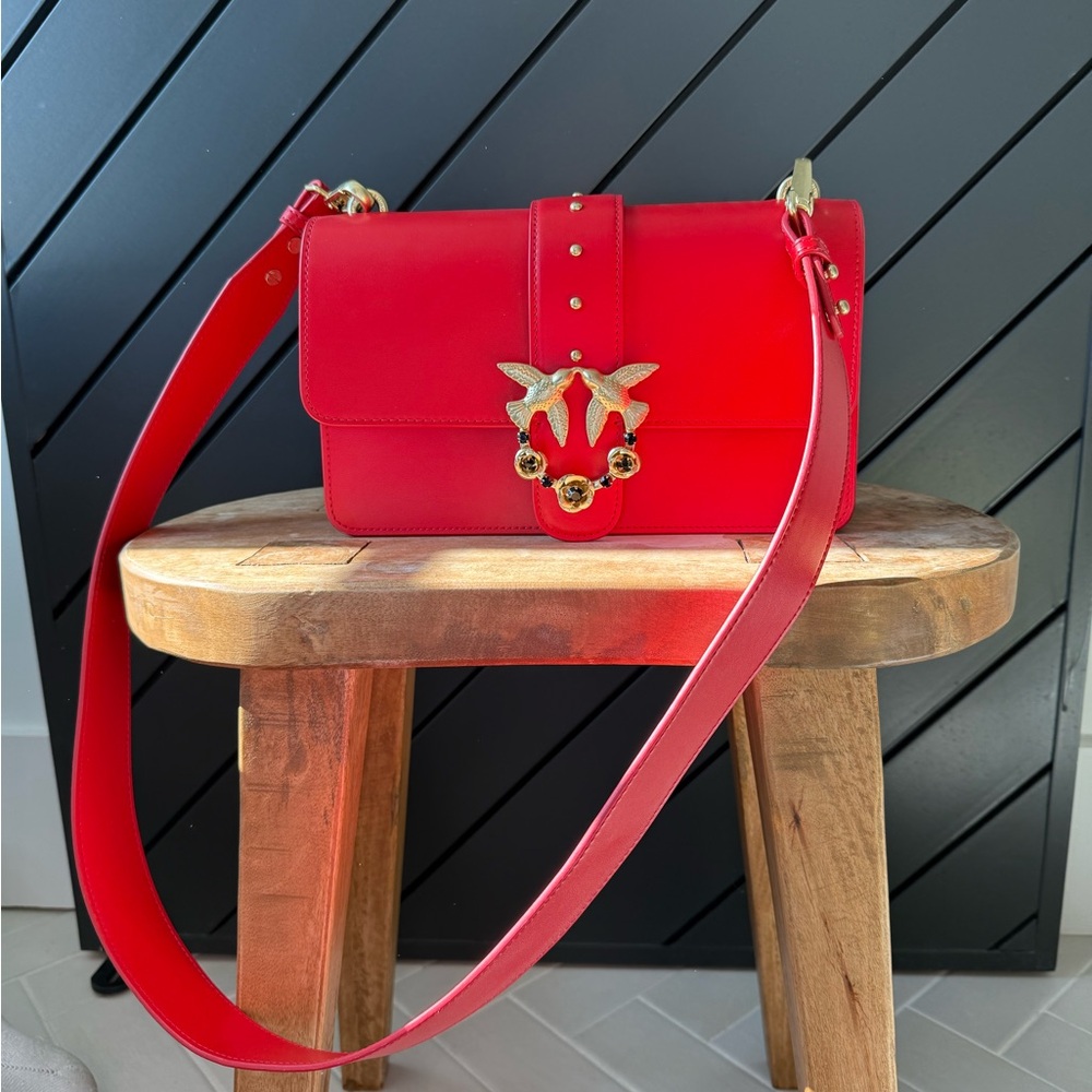 Pinko Red Crossbody Bag